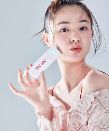 تصویر ضدآفتاب تون آپ ویتامینه توکوبو Tocobo Vita ToneUp sunscreen 